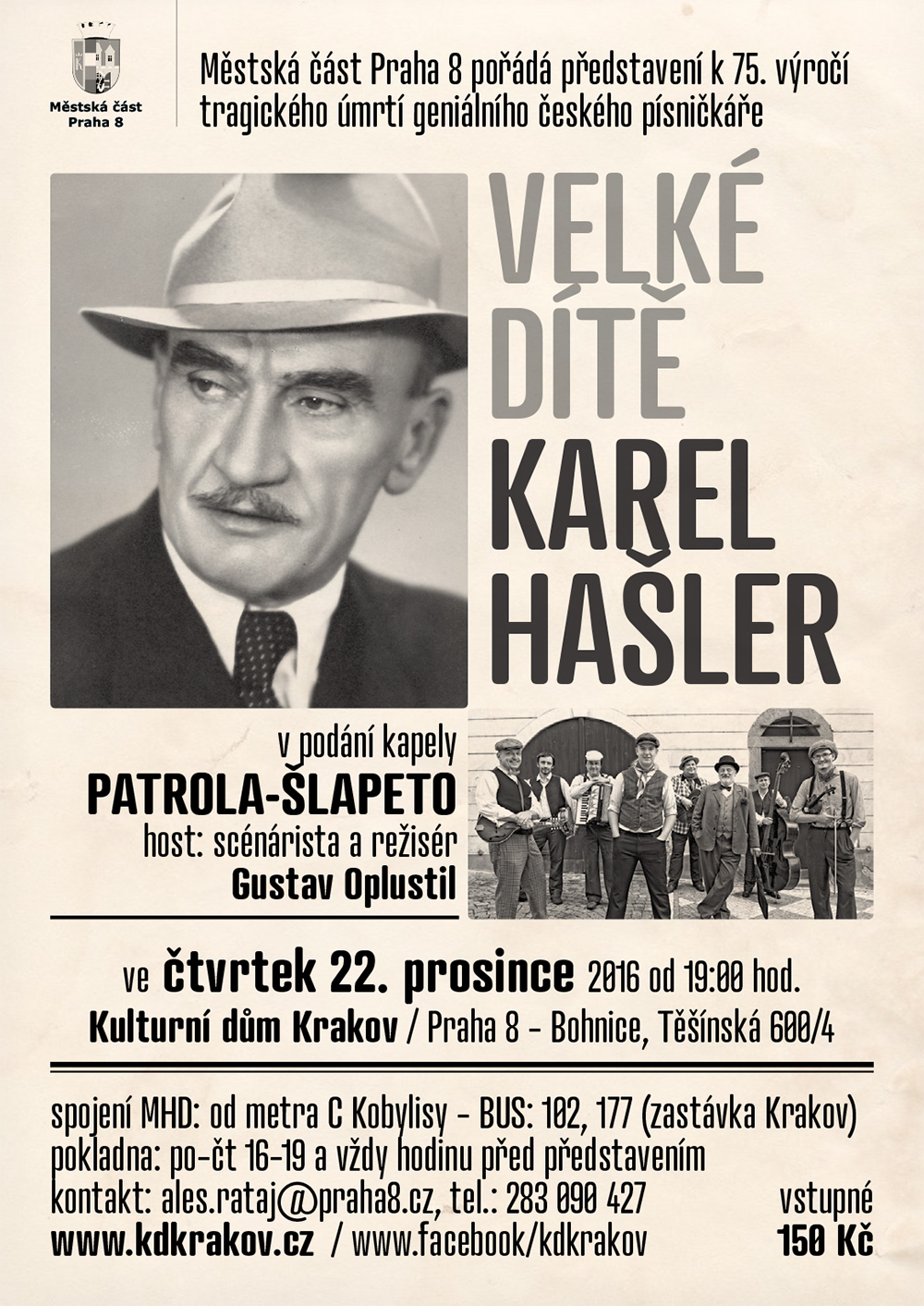 Vleké dítě Karel Hašler